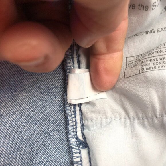 J. Jill Women Jeans Size 14 Authentic Fit Slim Ankle Straight Blue Denim Floral - Picture 13 of 15